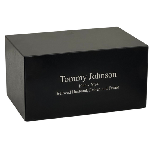 Nelson Black Metal Urn